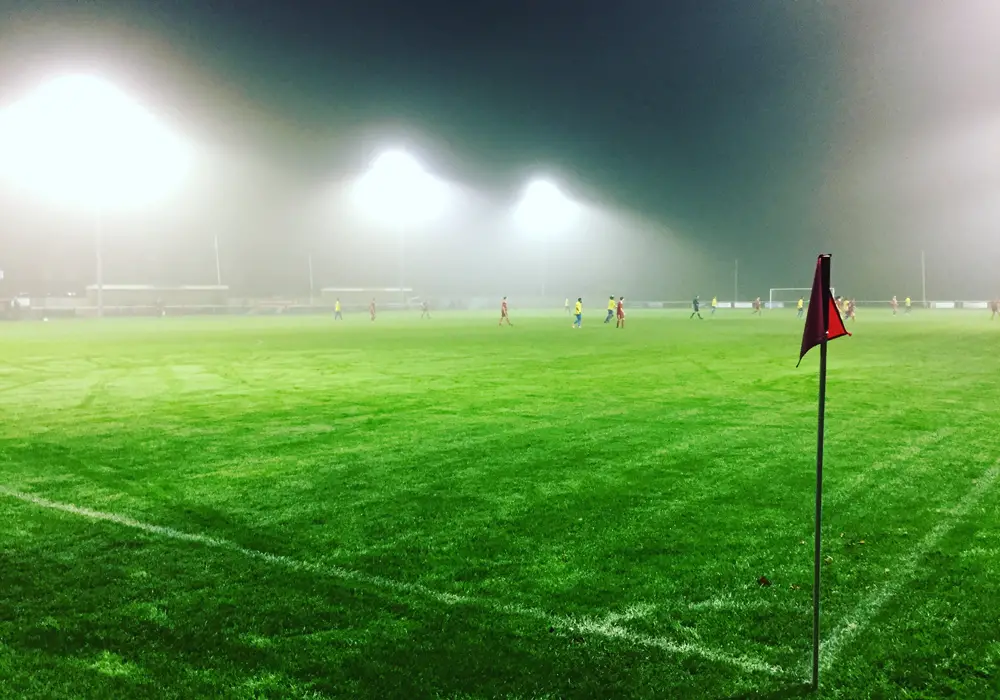 Fairford Town's Cinder Lane ground.