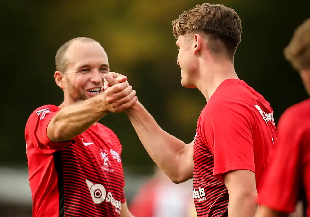 James Knight and Sean Moore. Photo: Neil Graham.