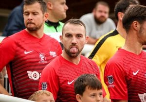 Jamie McClurg and Dave Hancock are dual registered with Bracknell Town and Binfield. Photo: Neil Graham.