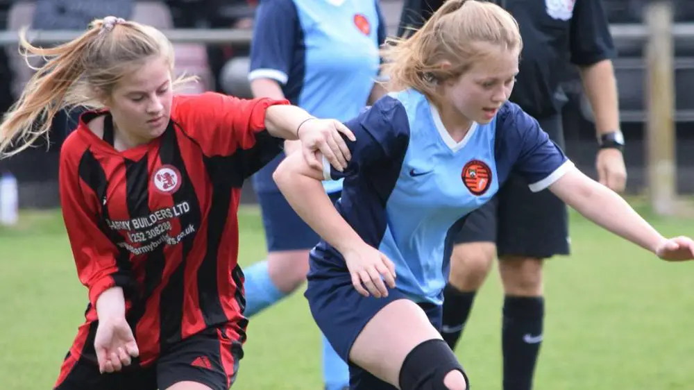 Sandhurst Town Ladies vs Wokingham & Emmbrook Ladies. Photo: W&E