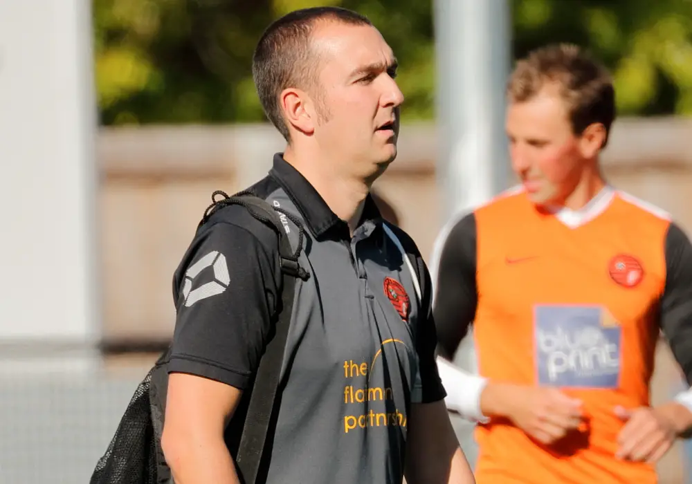 Wokingham and Emmbrook manager Dan Bateman. Photo: Graham Tabor.