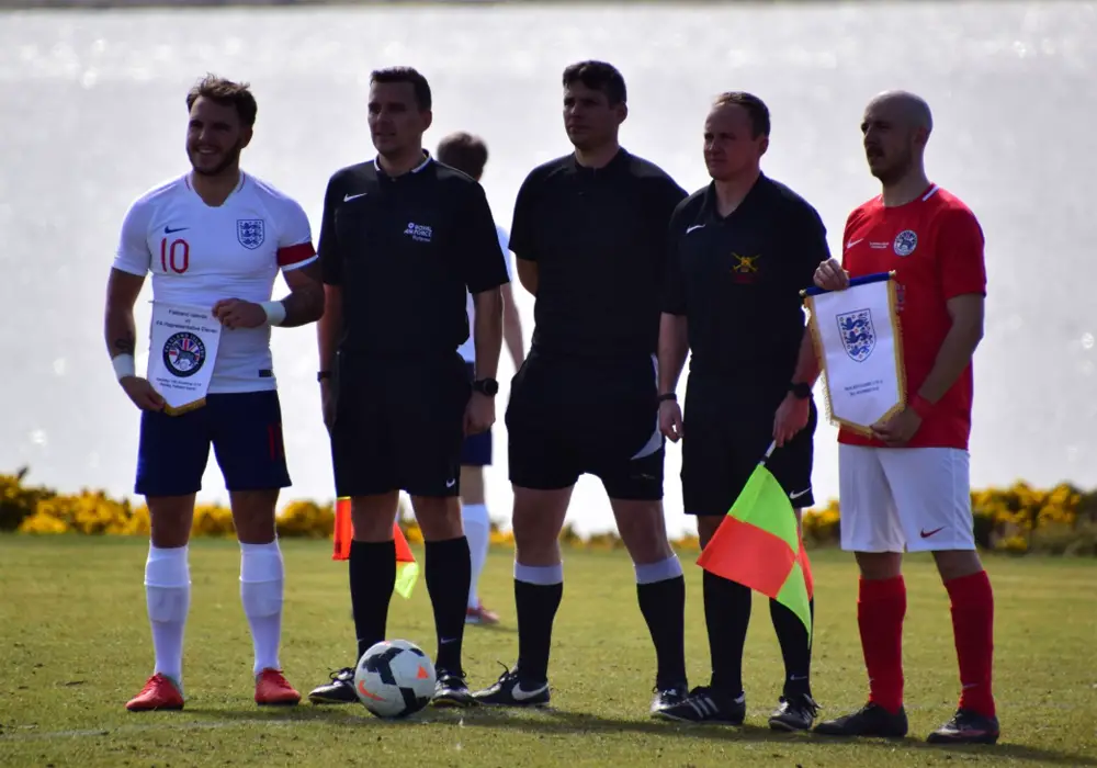 Mitchell Parker captains the FA Rep team. Photo: Jody Aldridge.