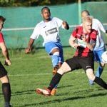 Sandhurst Town vs Eversley & California in the Combined Counties League Division 1. Photo: Richard Milam.