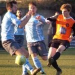 Woodley United vs Wokingham and Emmbrook. Photo: Peter Toft.