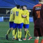 Ascot United celebrate. Photo: Robert Mack/Shooting Stars.