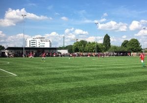 Bracknell Town's Larges Lane ground. Photo: Tom Canning.