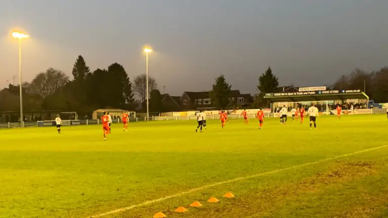 Hungerford Town at Chelmsford City. Photo: Matt Smith.