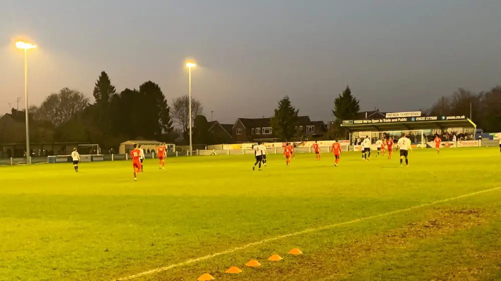 Hungerford Town at Chelmsford City. Photo: Matt Smith.