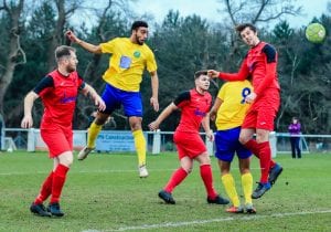 Luqman Kassim scores for Ascot United. Photo: Rob Mack/Shooting Stars
