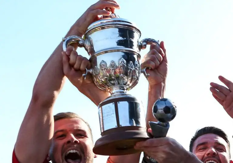 The Hellenic League Challenge Cup. Photo: Neil Graham.