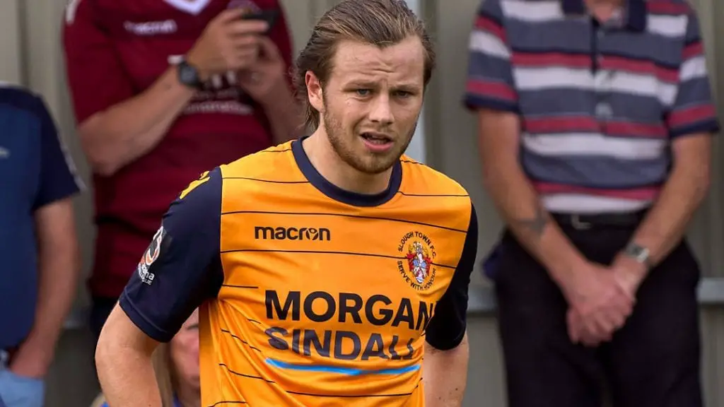 Slough Town midfielder Matty Lench.