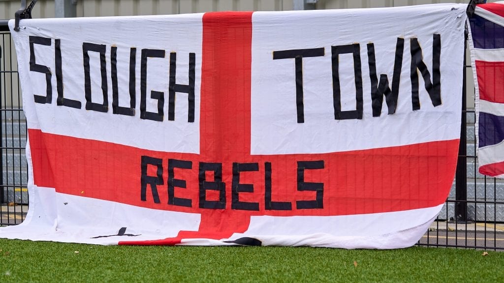 Slough Town flag Photo: Philip J.A Benton / philipbenton.com