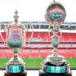 The FA Vase and FA Trophy.