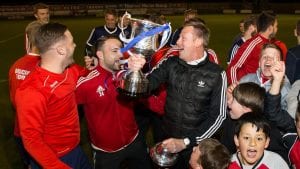 Mark Tallentire with the County Cup