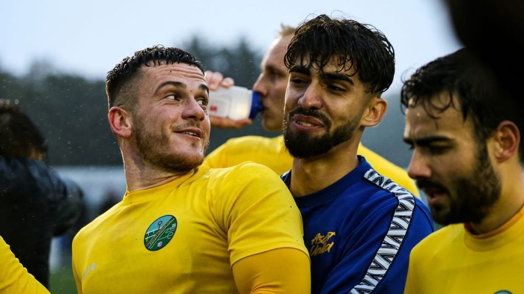Ascot United players