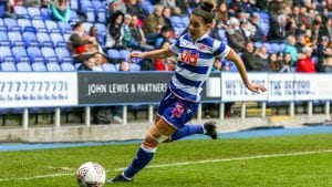 Brooke Chaplen on the ball