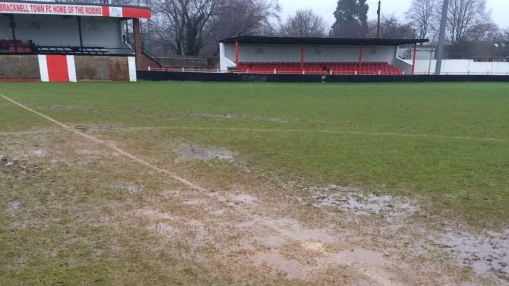 A waterlogged Larges Lane. Photo: Chris Day.