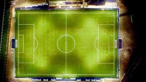 Ascot United's Racecourse Ground from the air