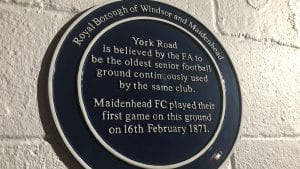 York Road plaque