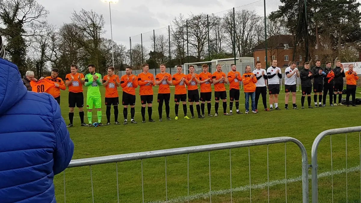 Wokingham & Emmbrook applause for Richard Croyden. Photo: Neil Van Den Dungen.