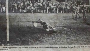 Maidenhead United vs Maidenhead Town. Photo from the Maidenhead Advertiser.