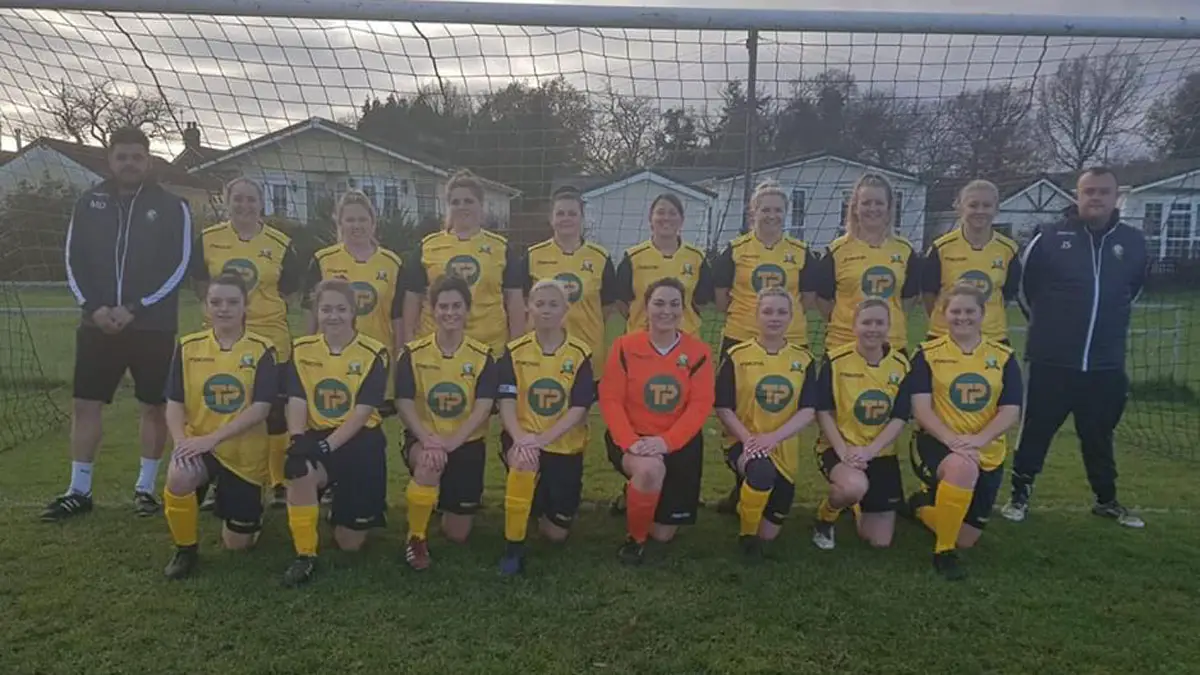 Mortimer Ladies squad photo.