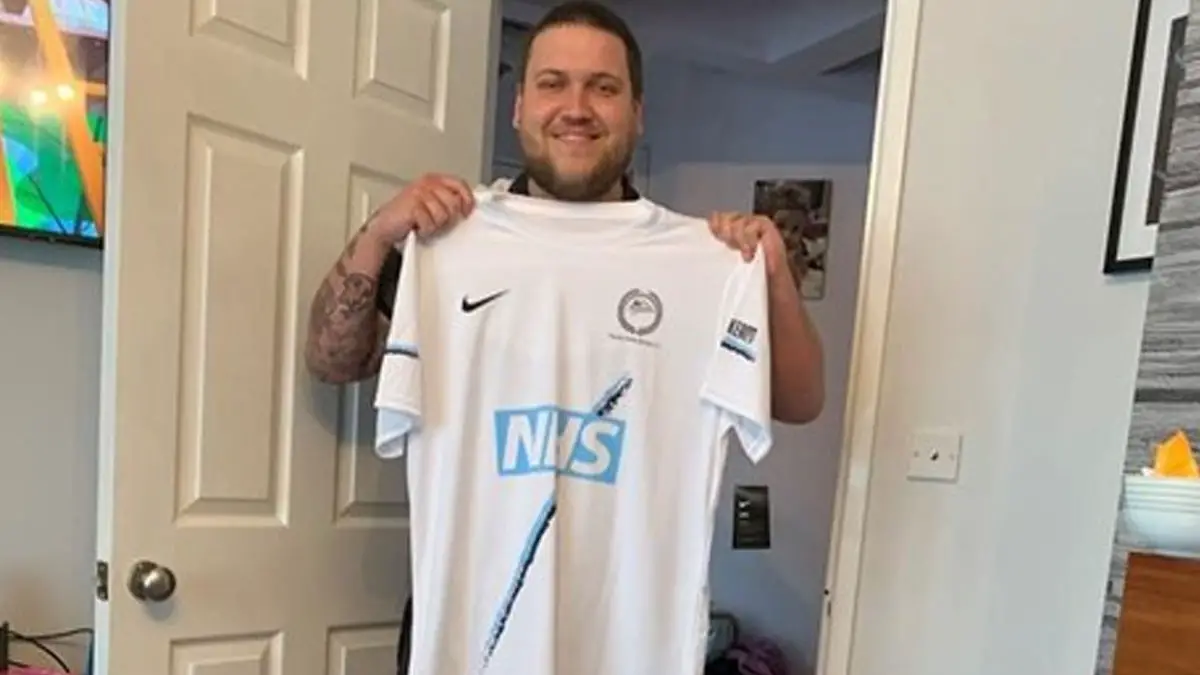 The Thames Valley Railway NHS fundraising shirt.