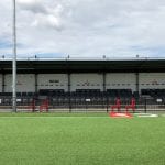 Main stand at Larges Lane