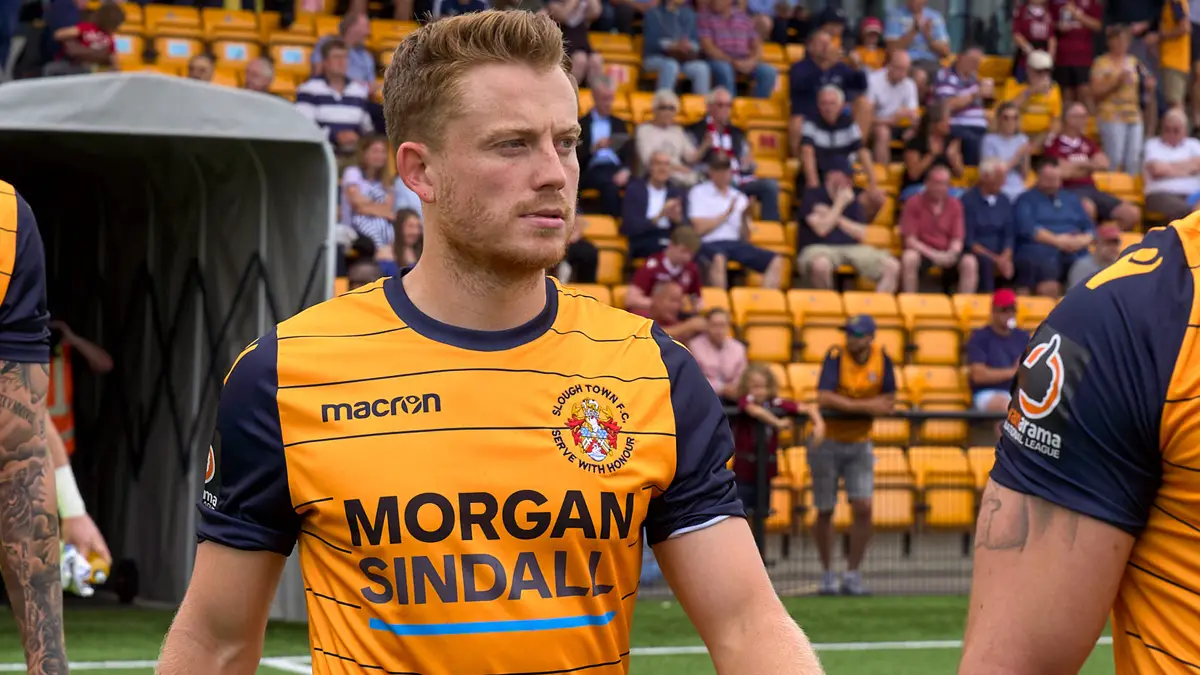Slough Town midfielder Simon Dunn. Photo: Philip J.A Benton/philipbenton.com
