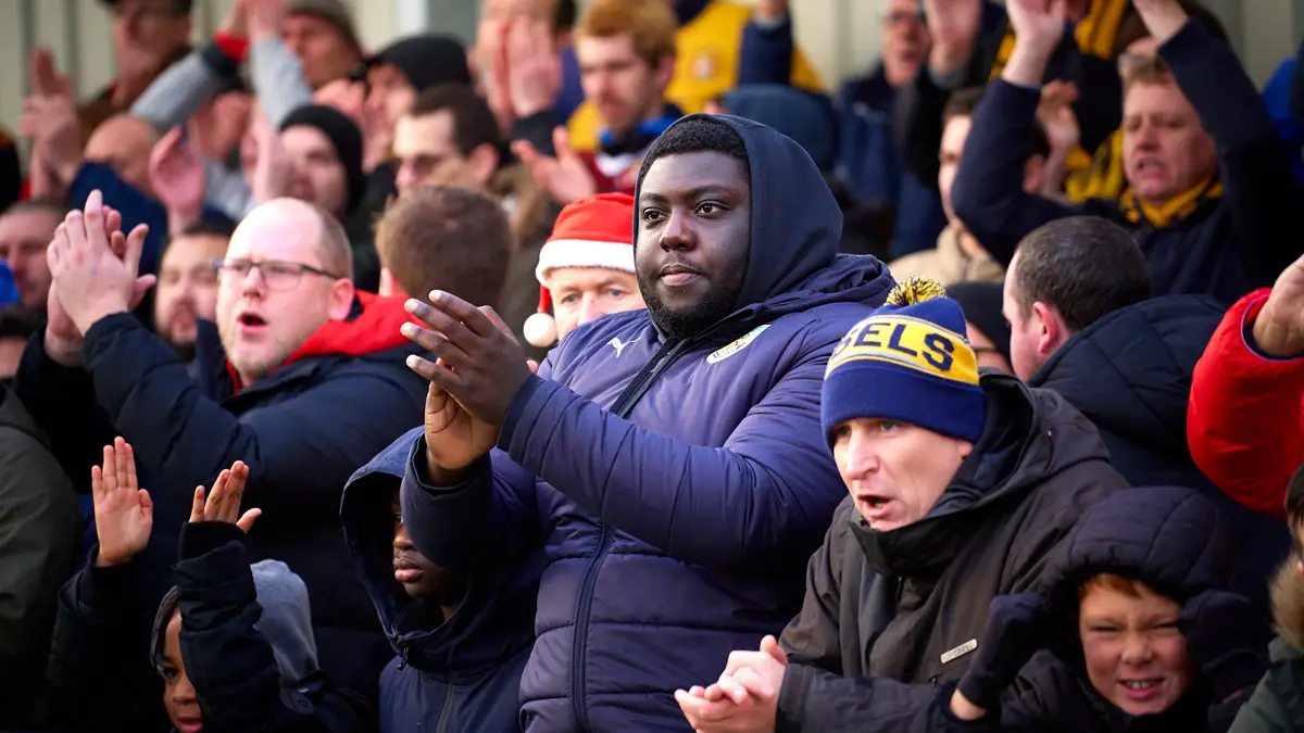 Slough Town fans at Arbour Park. Photo: Philip J.A Benton/philipbenton.com
