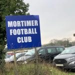 The entrance to Mortimer Football Club.