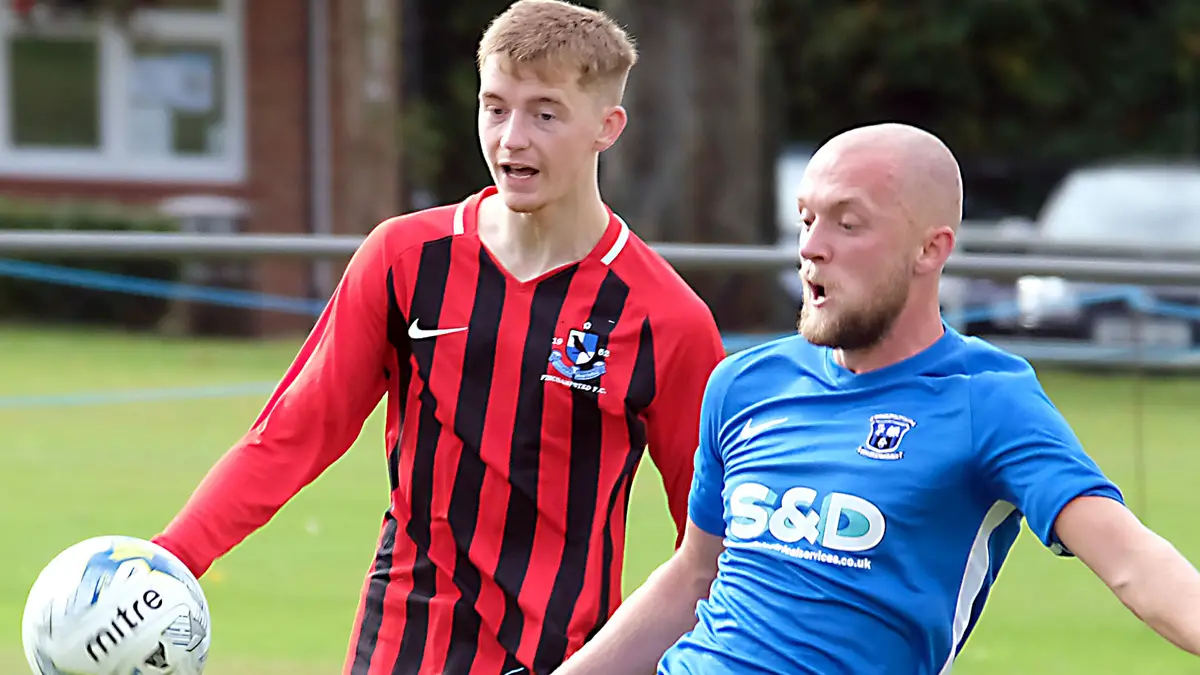 Action from Maidenhead Town vs Finchampstead. Photo: Andrew Batt.