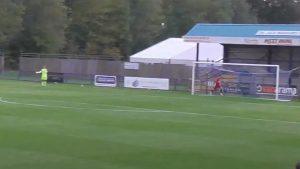 James Harding scores against Tonbridge Angels