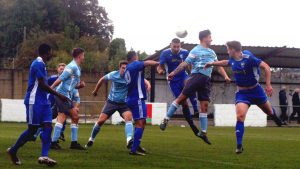 Reading City hat trick here Tyler D'Cruz gets on the end of a cross