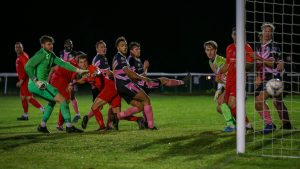 Sean Moore equalises for Binfield against Windsor