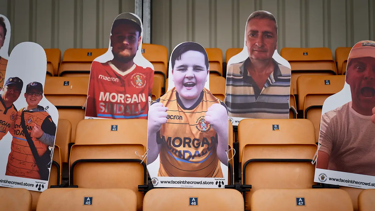Slough Town face in the crowd. Photo: Philip J.A Benton/philipbenton.com