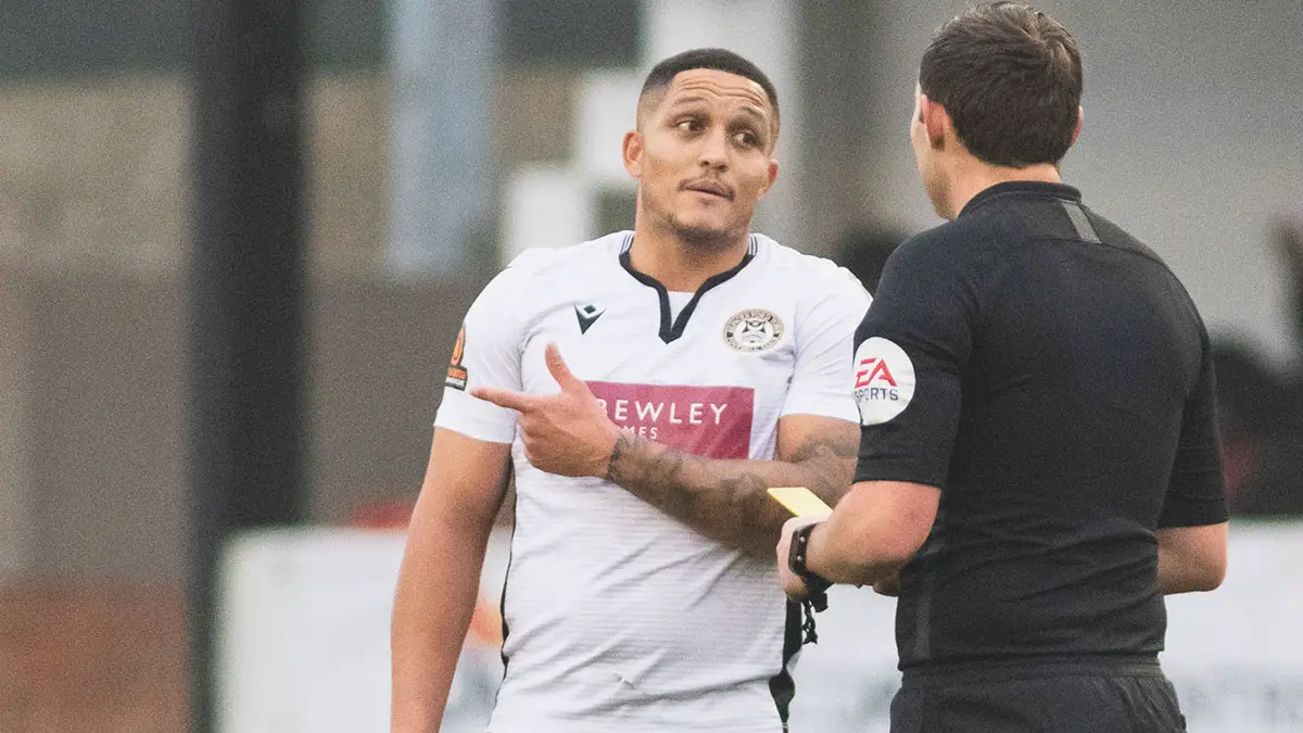 Hungerford Town midfielder Harrison Bayley. Photo: Darren Woolley / darrenwoolley.photos