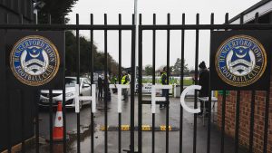 The gates to Hungerford Town