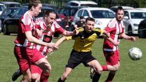 Action from Pundit FC vs AFC Winkfield Reserves. Photo: Andrew Batt.