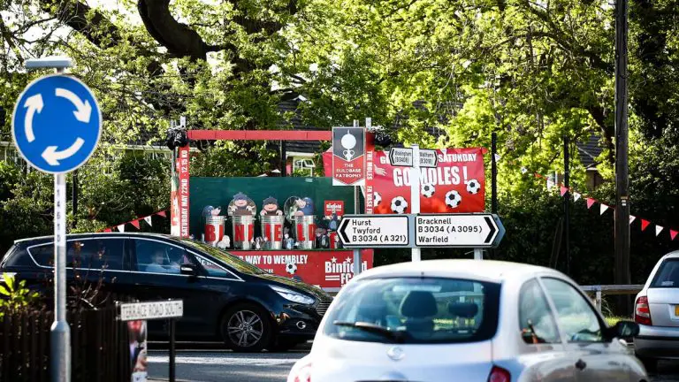 Moles on a Roundabout built by BBC Radio Berkshire listeners. Photo: Neil Graham / ngsportsphotography.com