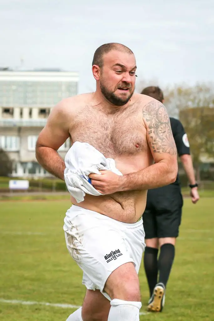 Jack Broome wheels away in celebration. Photo: Neil Graham / ngsportsphotography.com