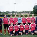 Back Row (Left to Right): Chloe Rostron, Lucy Thompson, Jade Pilley, Tina Brett, Ellie Parker, Lou Ekins, Natalie Barrett, Pippa Busby, Amy Saunders Front Tow (Left to Right): Kat Mace, Alex Dover, Mel Callaway, Verity Snow, Chrissy Nassif