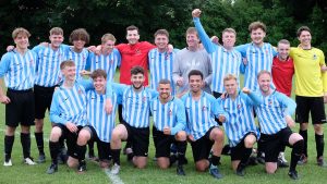 Finchampstead FC win the Thames Valley Premier League. Photo: Andrew Batt.