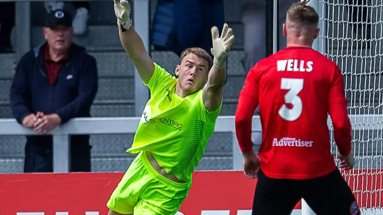 Goalkeeper James Holden. Photo: Darren Woolley / darrenwoolley.photos