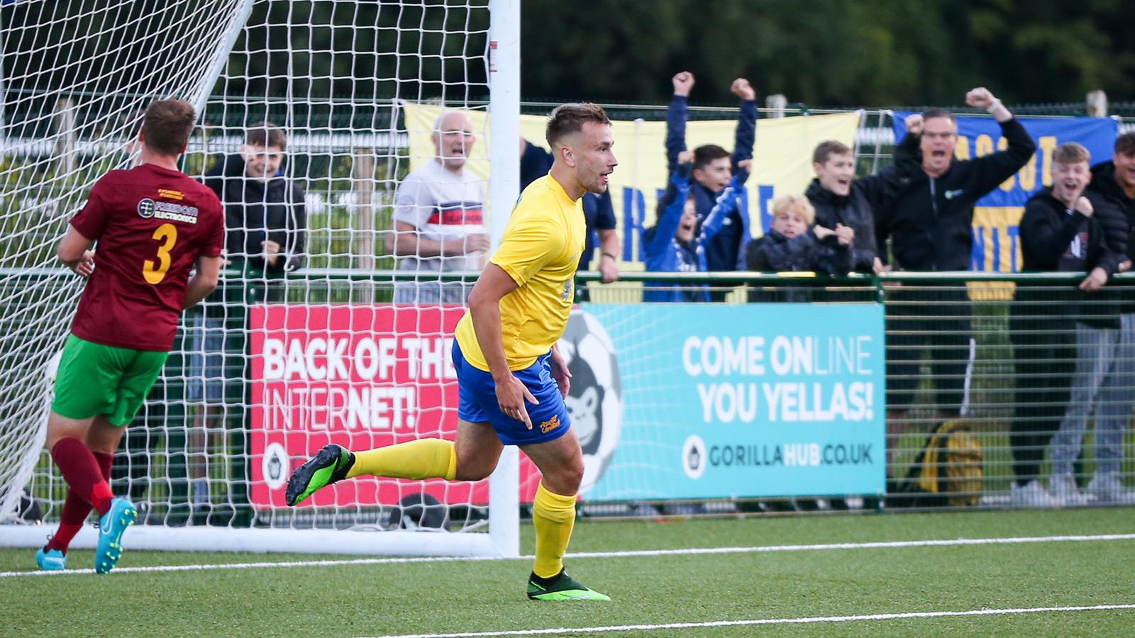 Harry Laflin scores for Ascot United. Photo: Neil Graham.