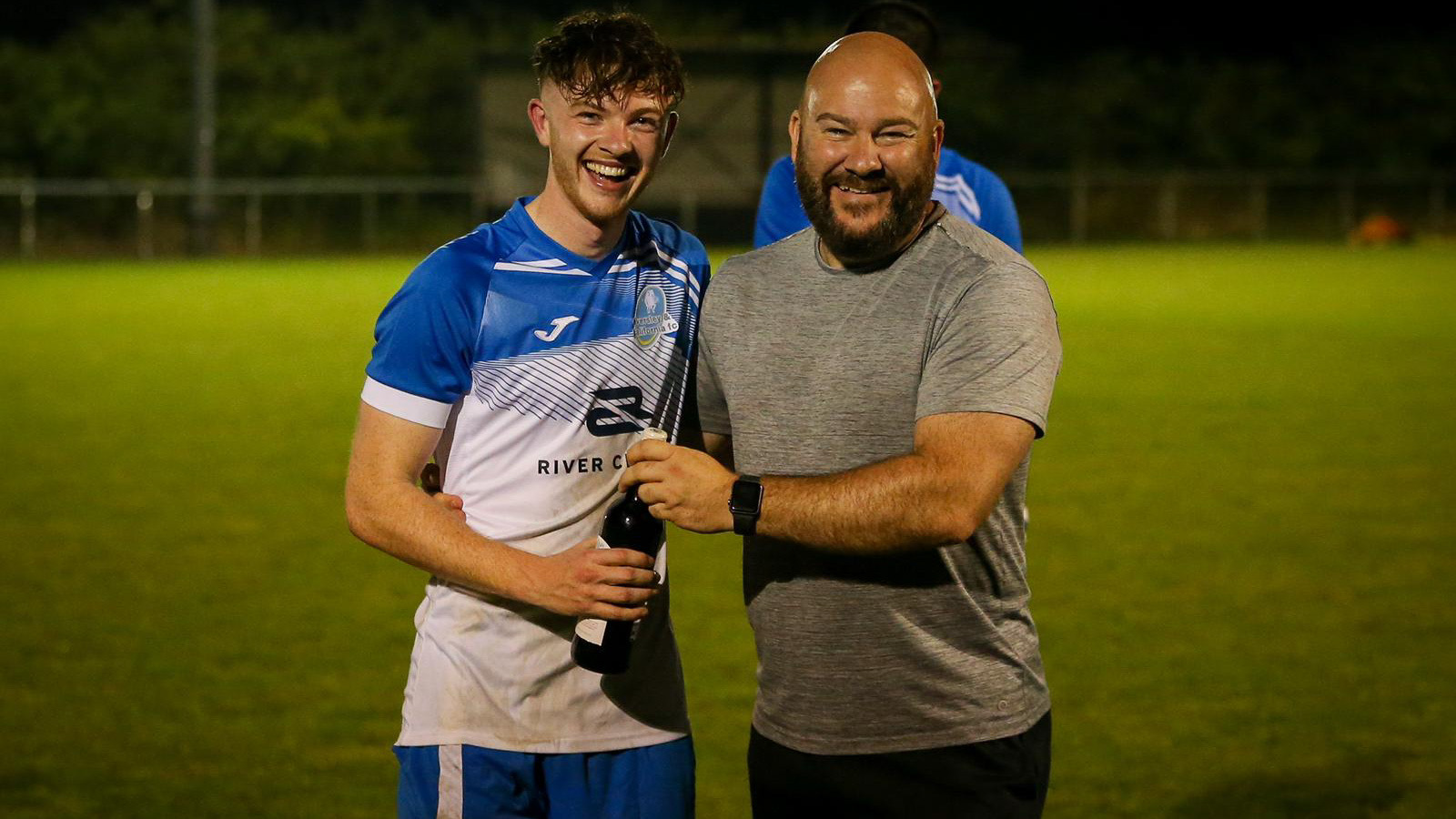 Celebrations as Eversley & California beat Virginia Water in the FA Vase. Photo: Neil Graham / ngsportsphotography.com