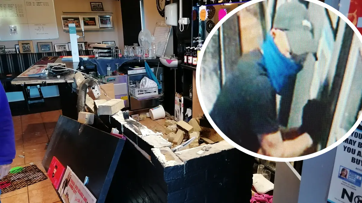 Damage at Kintbury Rangers and CCTV.