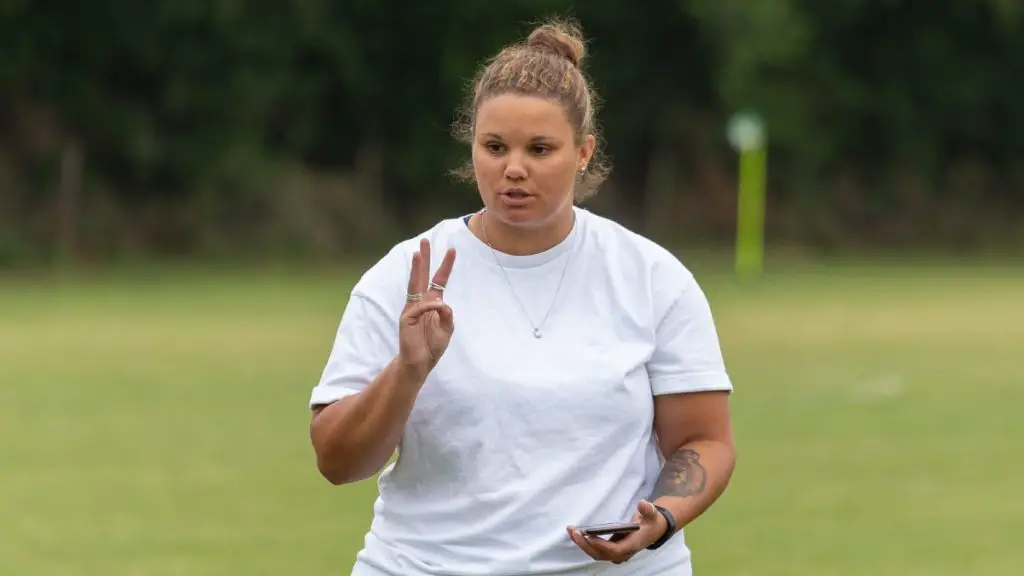 Georgia Graham, Caversham United Women manager. Photo: Oakmist Photography / https://www.oakmist.co.uk