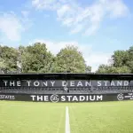 The Tony Dean stand at Bottom Meadow - home of Sandhurst Town and Bracknell Town. Photo: Neil Graham / ngsportsphotography.com