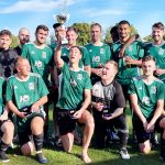 Woodley Saints with the Senior Sultan Balti Cup. Photo: Andrew Batt.